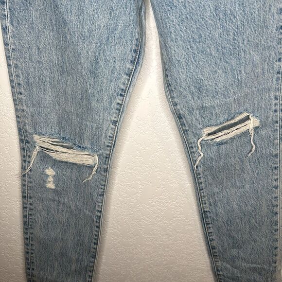 NWT SLVRLAKE Women's Blue Beatnik High-Rise Slim Jeans Size 24 Time Worn Wash - Picture 5 of 16